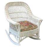 Used Bar Harbor Wicker Rocking Chair