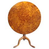 Alder Root Tilt-top Table with Burled Base