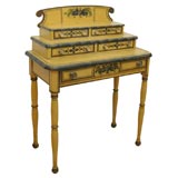 Antique American Painted & Stencilled Dressing Table