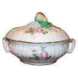 A Faience Lobed Oval Tureen and Cover, by Proskau