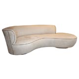 Unique Kidney-Shaped Sofa