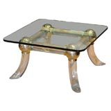 Lucite Tusk Table