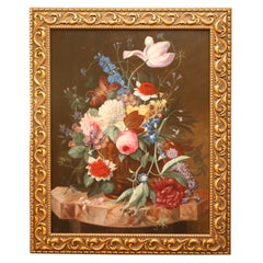 Old Master Style Floral Oil Painting
