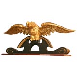 Carved and Gilded American 19th Century Eagle