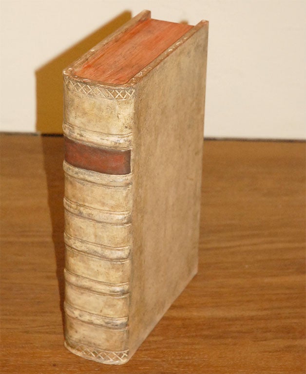 Hand-Painted Faux vellum book