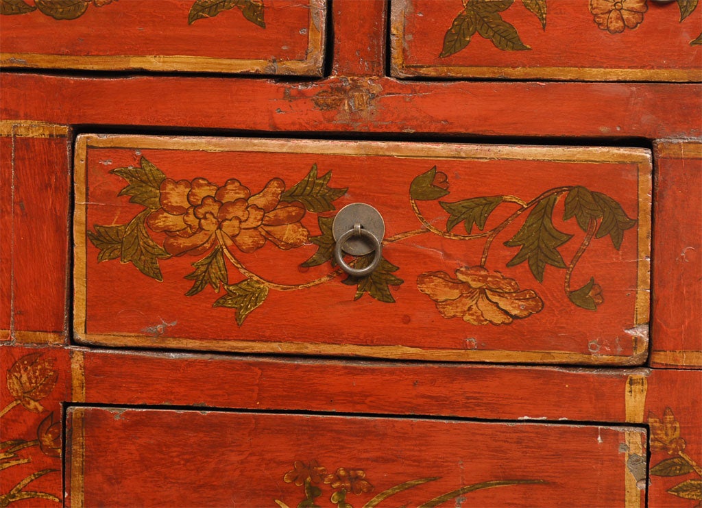 19th Century 19th C. Painted Cabinet