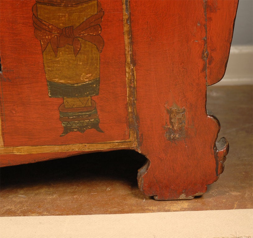 19th C. Painted Cabinet 3