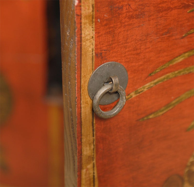 19th C. Painted Cabinet 5
