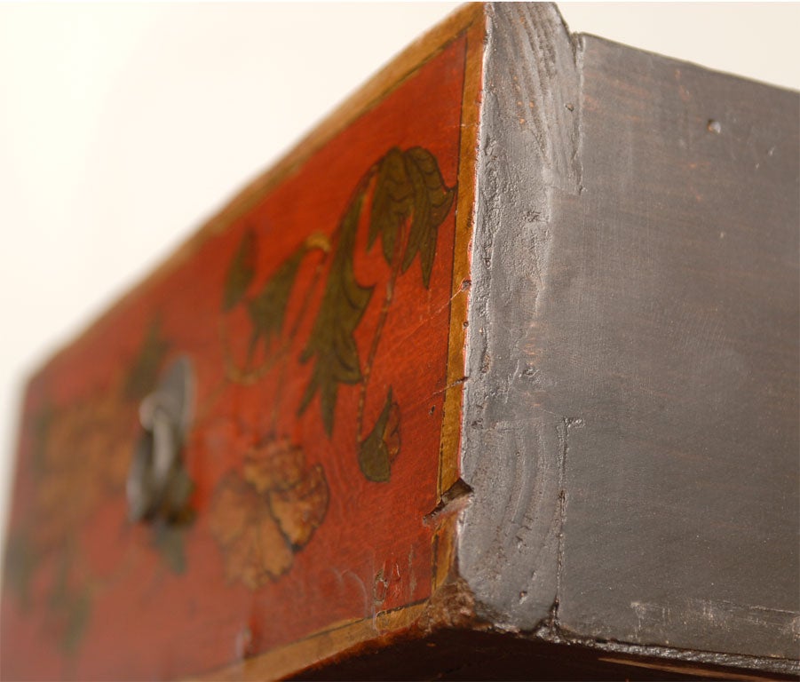 19th C. Painted Cabinet 6