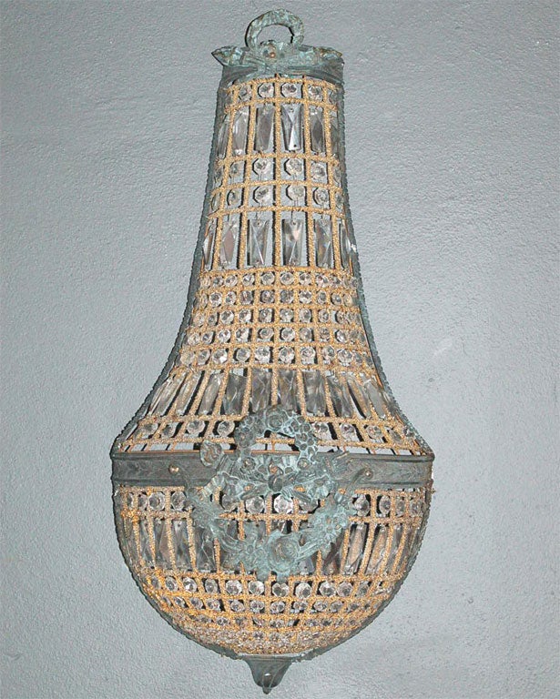 Beaded Crystal Wall Sconces