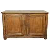 Rustic French Louis XIV Cherry Wood Buffet Sideboard