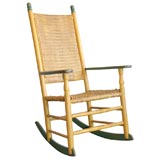 FANTASTIC ORIGINAL PAINTED PORCH ROCKING CHAIR FROM PENNSYLVANIA