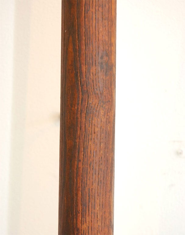 PAIR OF TALL 19THC  ORIGINAL PAINTED OARS 2