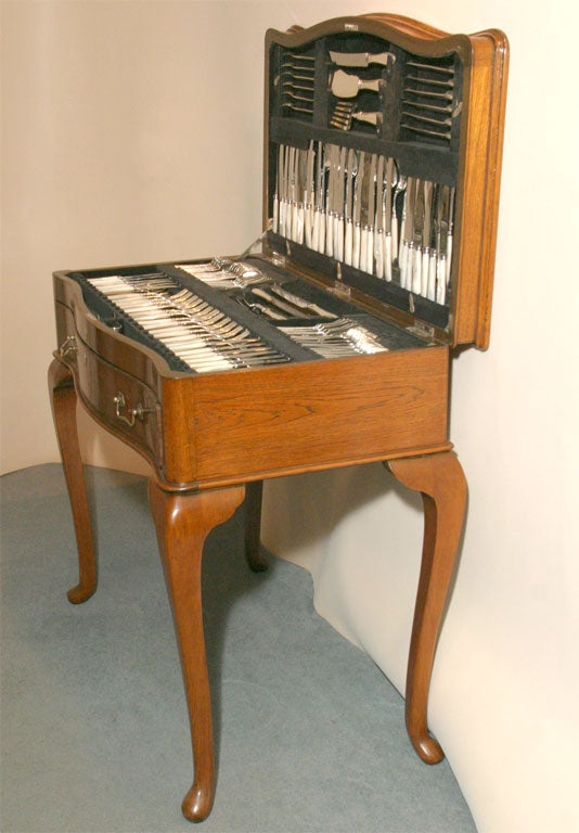 Sterling Silver and Mother of Pearl Handled Flatware Service