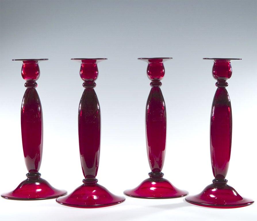 Fabulous and Rare Steuben hand blown 