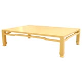 Large Decorative Lacquered Coffee Table