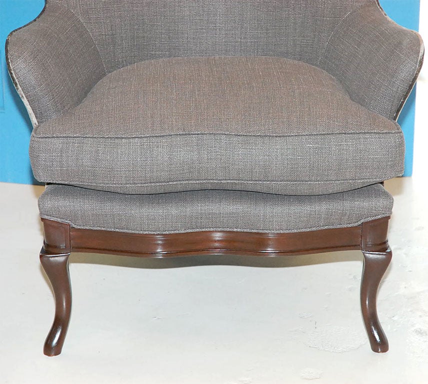 20th Century Pair Of Wing-Back Chairs