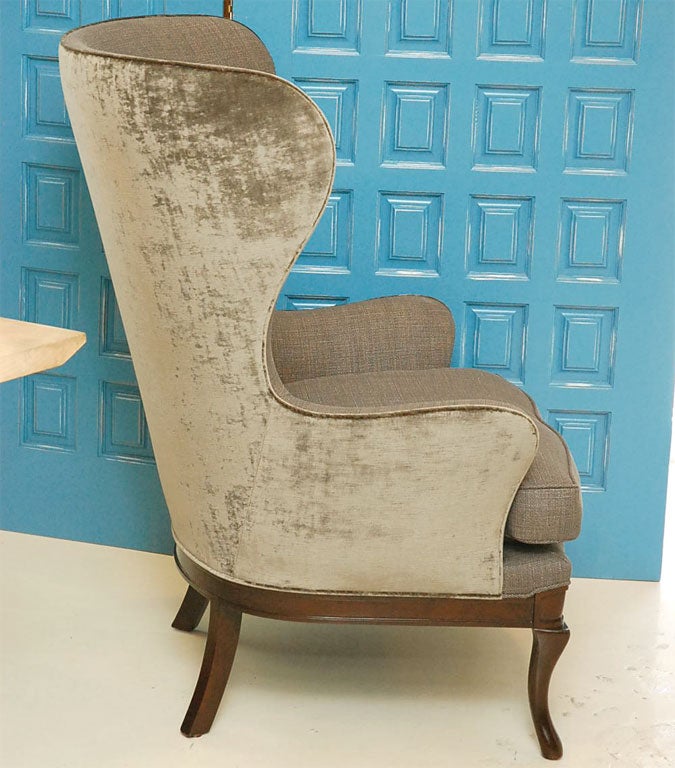 Pair Of Wing-Back Chairs 3
