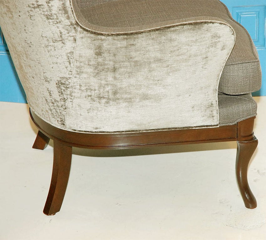 Pair Of Wing-Back Chairs 4