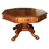 A Gothic Revival Revolving Rent Table