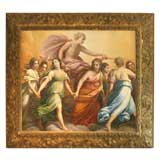 Aligorical Oil Painting  of Aurora and the Maidens