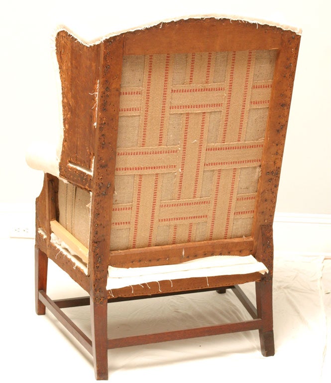 Early Federal Period Hepplewhite Wing Chair 1