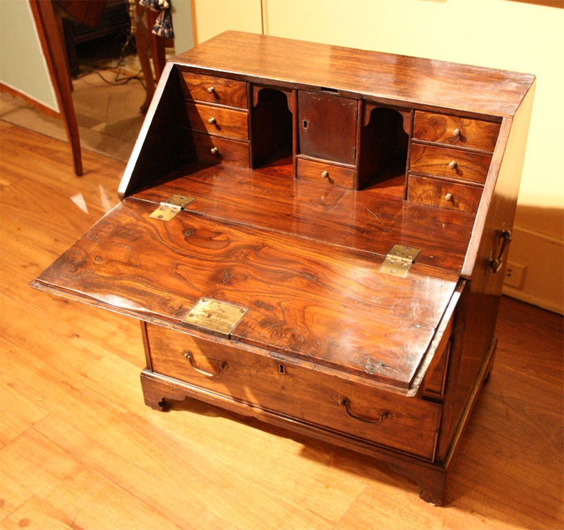 China Trade Padouk Wood Child's Slant Front Desk, Circa 1790 4