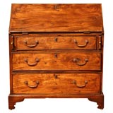 Antique China Trade Padouk Wood Child's Slant Front Desk, Circa 1790