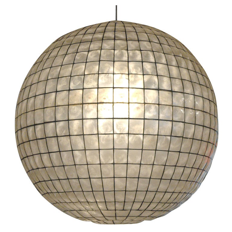 Capiz Shell Globe