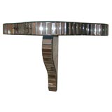 Vintage Mirrored Hanging Console in the style of Serge Roche