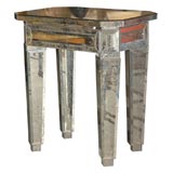 Small Mirrored Side Table