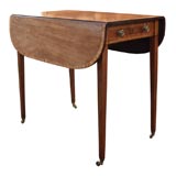 Antique English mahogany pembroke table