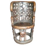 Hand-Carved African Chair Sold Through Karl Springer
