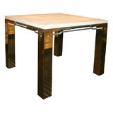 Game Table with Embossed Reptile Top