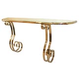 Chrome Wall Hanging Console