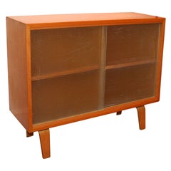 Cabinet With Sliding Glass Doors