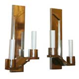 A pair of English Art Deco sconces