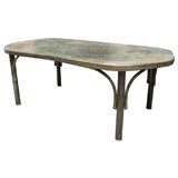 A Classical Modern bronze Table signed Philip Kelvin La Verne