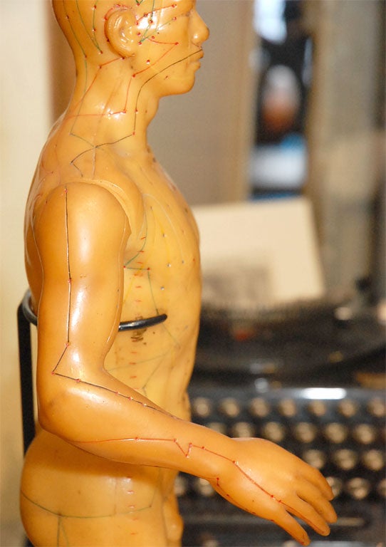 Mid-20th Century Acupuncture Doll