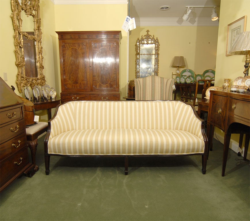 19th Century Hepplewhite Style Sofa