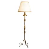 Altar candle floor lamp stand with shade