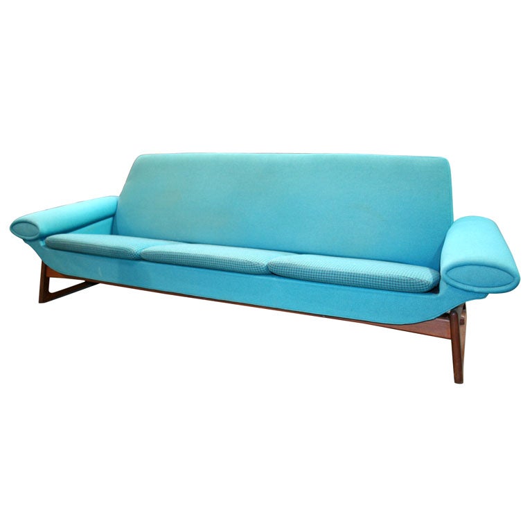 Danish Modern Jetsons Sofa by Johannes Andersen