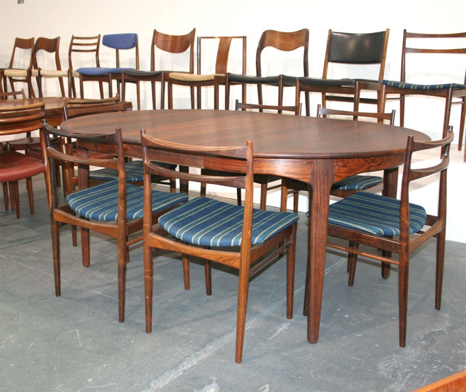 Rosewood Dining Table by Herning Kjaernulf