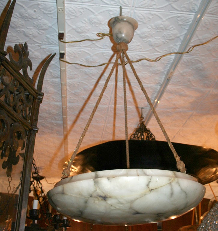Italian Alabaster light fixture
