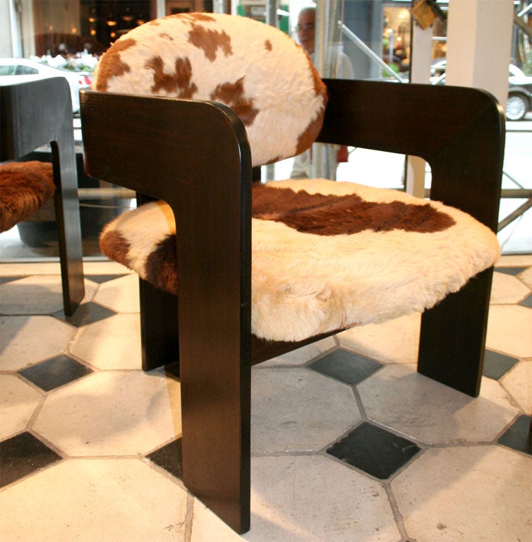 A pair of armchairs by Tobia Scarpa