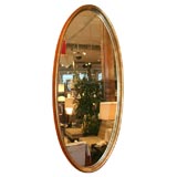 Oval Gold Frame Mirror