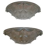 Pair of "Gaillon" Wall Sconces by Rene Lalique
