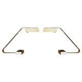 Pair of Casella Brass Lamps