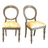 Antique Pair of Victorian Spoon Back Chairs