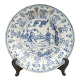 18th C. Blue and White Chinese Plate